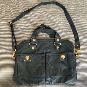 Marc by Marc Jacobs Leather Laptop Crossbody Bag
